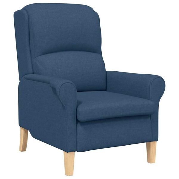 vidaXL Armchair Blue 76 x 94 x 102 cm Fabric