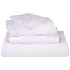 vidaXL Sauna Towels "FROGN" 2 pcs White 80x200 cm 360 gsm