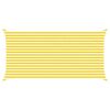 vidaXL Sun Shade Sail Yellow and White 5 x 2,5 m 100% Polyester Oxford