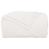 vidaXL Throw Blanket White 150 x 200 cm Fleece