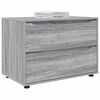 vidaXL Storage Cabinet Grey Sonoma 80 x 48 x 57 cm Engineered Wood