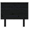 vidaXL Bed Headboard Black 94x6x82.5 cm Solid Wood Pine