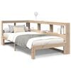 vidaXL Bookcase Bed without Mattress 75x190 cm Small Single Solid Wood Pine