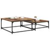 vidaXL Coffee Table 2 pcs Old Wood Engineered Wood