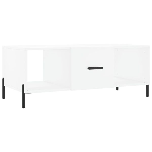 vidaXL Coffee Table White 102x50x40 cm Engineered Wood