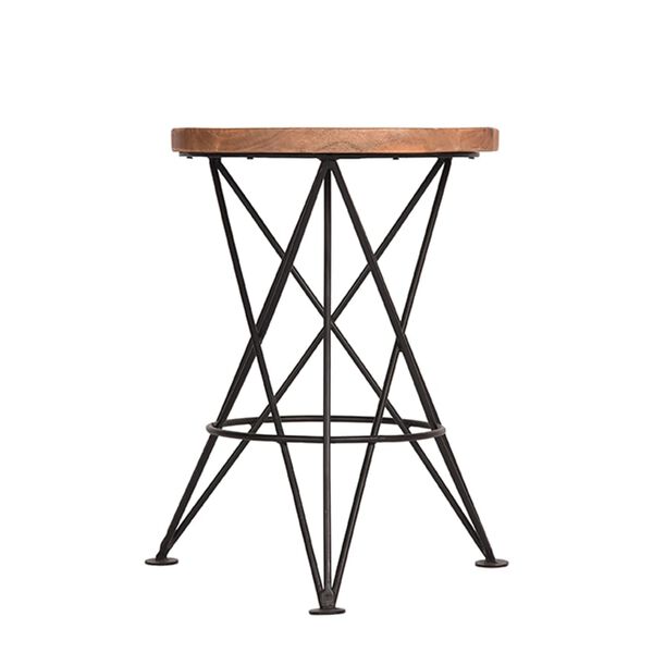 LABEL51 Stool Paris 35x52cm Black
