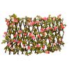 vidaXL Artificial Ivy Trellis Expandable Dark Pink 180x30 cm