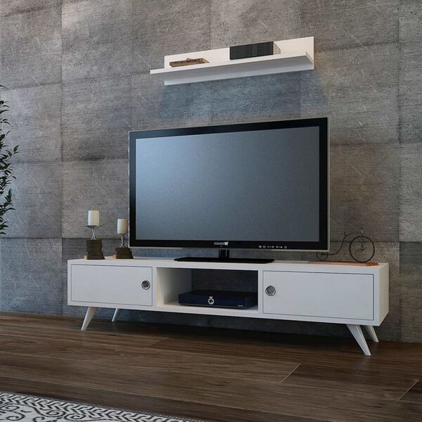 Homemania TV Stand Aspen 130x40x35 cm White