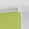 vidaXL Roller Blind Blackout Leaves Green 110x175 cm Fabric Width 105.7 cm Polyester