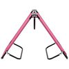 vidaXL Folding Sun Lounger Steel Pink