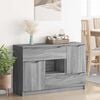 vidaXL Sideboard Grey Sonoma 100 x 30 x 65.6 Engineered Wood