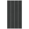 vidaXL Pool Ground Sheet Black 820 x 420 x 0.1 cm Non-woven Fabric