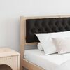 vidaXL Headboard Other Brown and black 200 cm Solid pine wood