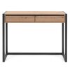 Finori Console Table "Denver 44" Artisan Oak and Anthracite Grey