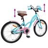 vidaXL Kids Bike 20'' for 6-11 Years Old Light Blue