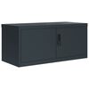 vidaXL File Cabinet Anthracite 90x40x110 cm Steel