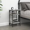 vidaXL Side Table Grey Sonoma 35x30x60 cm Engineered Wood