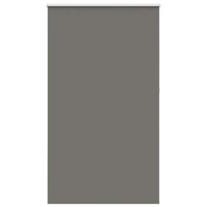 vidaXL Roller Blind Blackout Grey 125x210 cm Fabric Width 121.6 cm Polyester