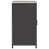 vidaXL Kitchen Storage with Shelf Black 60 x 50 x 92 cm Steel