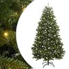 vidaXL Artificial Christmas Tree 270 cm 300 LEDs Warm White Green