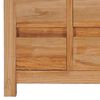 vidaXL TV Cabinet 115x30x40 cm Solid Teak Wood