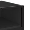 vidaXL TV Cabinet Black 91x40x46 cm Engineered Wood and Metal