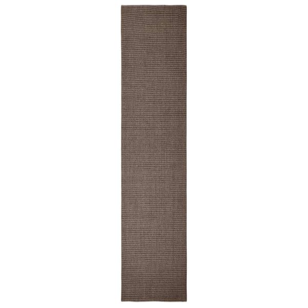 vidaXL Rug Natural Sisal 66x300 cm Brown