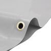 vidaXL Tarpaulin Grey 5x6 m 650 g/m&sup2;
