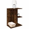vidaXL Bedside Table Smoked Oak 46.5x29x61 cm Engineered Wood