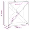 vidaXL Wine Rack 2 pcs Natural 62 x 25 x 62 cm Solid Pine Wood