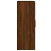 vidaXL Wall Mounted Cabinets 2 pcs Brown Oak Engineered Wood