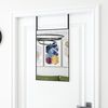 vidaXL Door Mirror Black 40x60 cm Glass and Aluminium