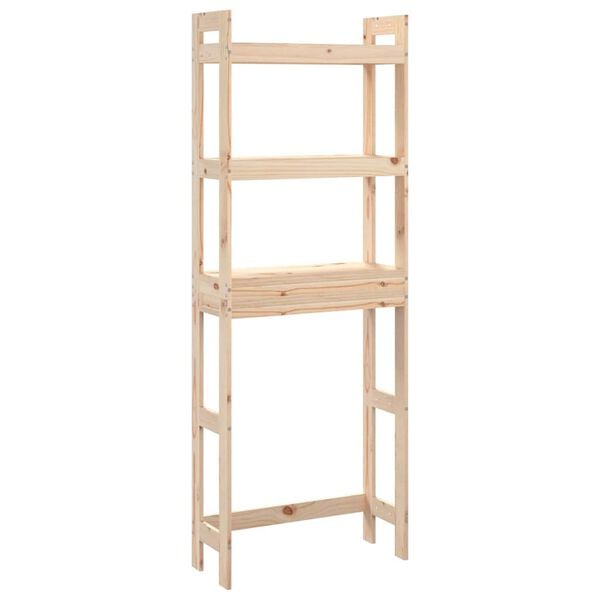 vidaXL Toilet Rack 63x26x171 cm Solid Wood Pine