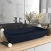 vidaXL Luxury Basin Rectangular Matt Dark Blue 71x38 cm Ceramic