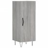 vidaXL Highboard Grey Sonoma 34.5x34x180 cm Engineered Wood
