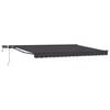 vidaXL Manual Awning Frame with LEDs Anthracite 4 x 3.5 m