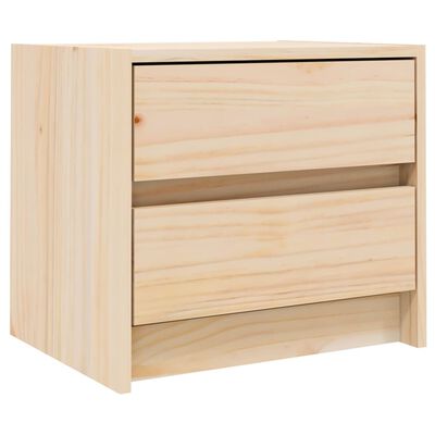 vidaXL Bedside Cabinet 40x31x35.5 cm Solid Wood Pine