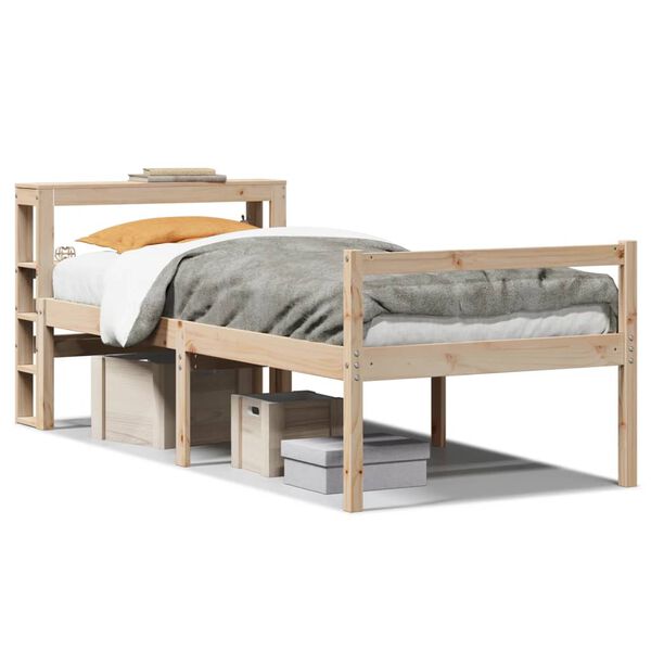 vidaXL Senior Bed with Headboard without Mattress 90x190 cm Single