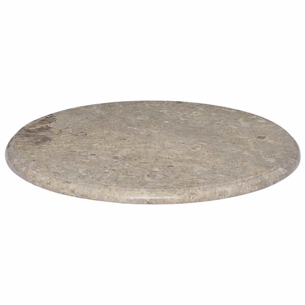 vidaXL Table Top Grey &Oslash;60x2.5 cm Marble