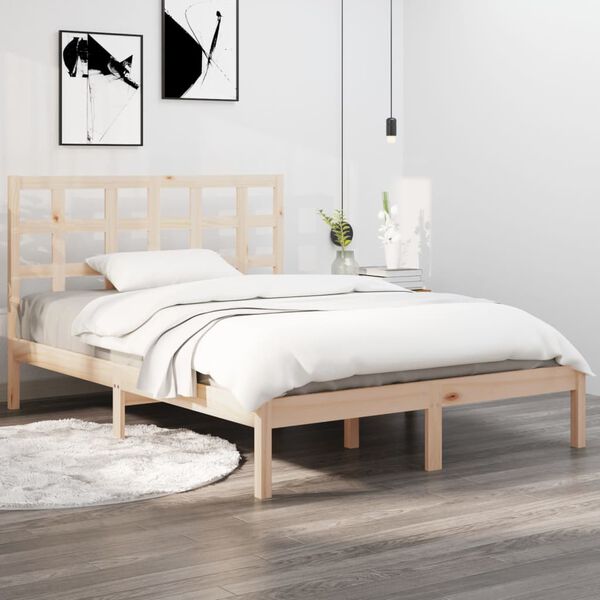 vidaXL Bed Frame without Mattress 120x200 cm Solid Wood