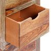 vidaXL Drawer Cabinet 40x30x100 cm Solid Acacia Wood