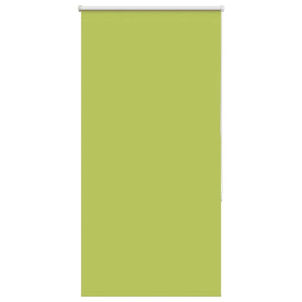 vidaXL Roller Blind Blackout Leaves Green 75x175 cm Fabric Width 70.7 cm Polyester