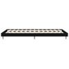 vidaXL Bed Frame without Mattress Black 75x190 cm Small Single Engineered Wood