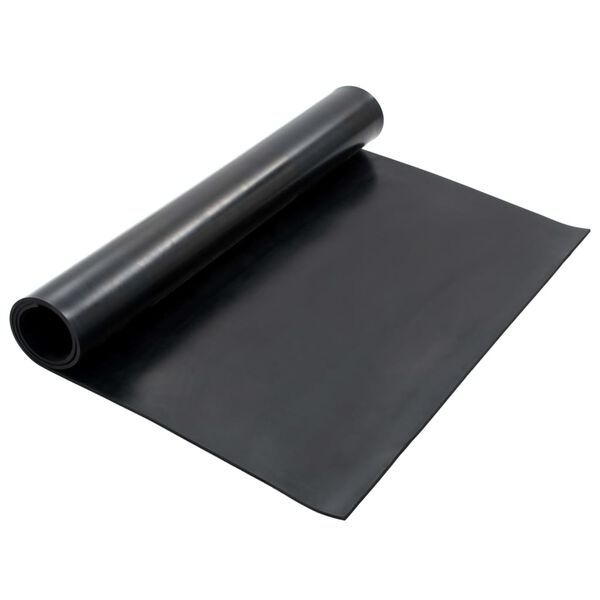 vidaXL Floor Mat Anti-Slip Rubber 1.2x2 m 8 mm Smooth