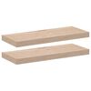 vidaXL Floating Shelves 2 pcs 60x23.5x4 cm Engineered Wood