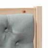 vidaXL Headboard Other Brown and light grey 80 cm Solid pine wood