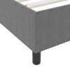 vidaXL Platform Bed Frame Light Grey 140 x 190 cm Fabric