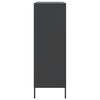 vidaXL Highboard Black 68x39x113 cm Steel