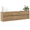 vidaXL TV Units 2 pcs Artisan Oak 180 x 34 x 50 cm Engineered Wood