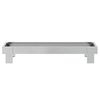 vidaXL Chicken Feeding Trough Silver 80 x 28 x 13.5 cm